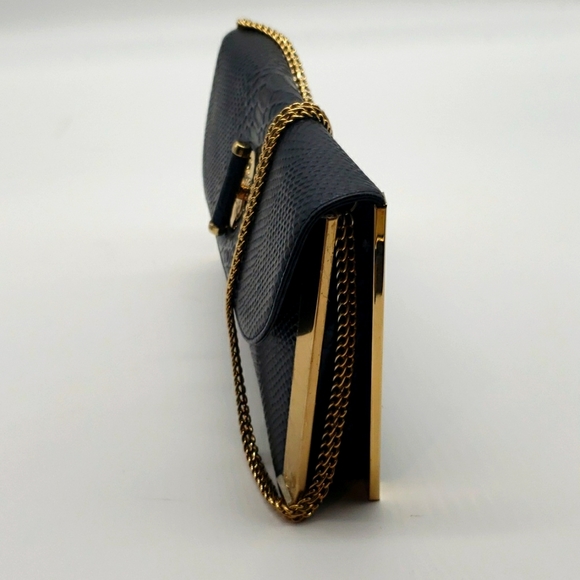 EKATRINA BAG SIZE 11x6 COLOR BLUE CONDITION NEW - Picture 4 of 11